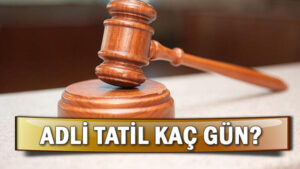 Adli Tatilde Duraksamayan Davalar